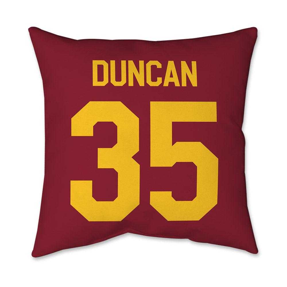 Iowa State - NCAA Football : Tayten Duncan - Graphic Pillow 16x16-1