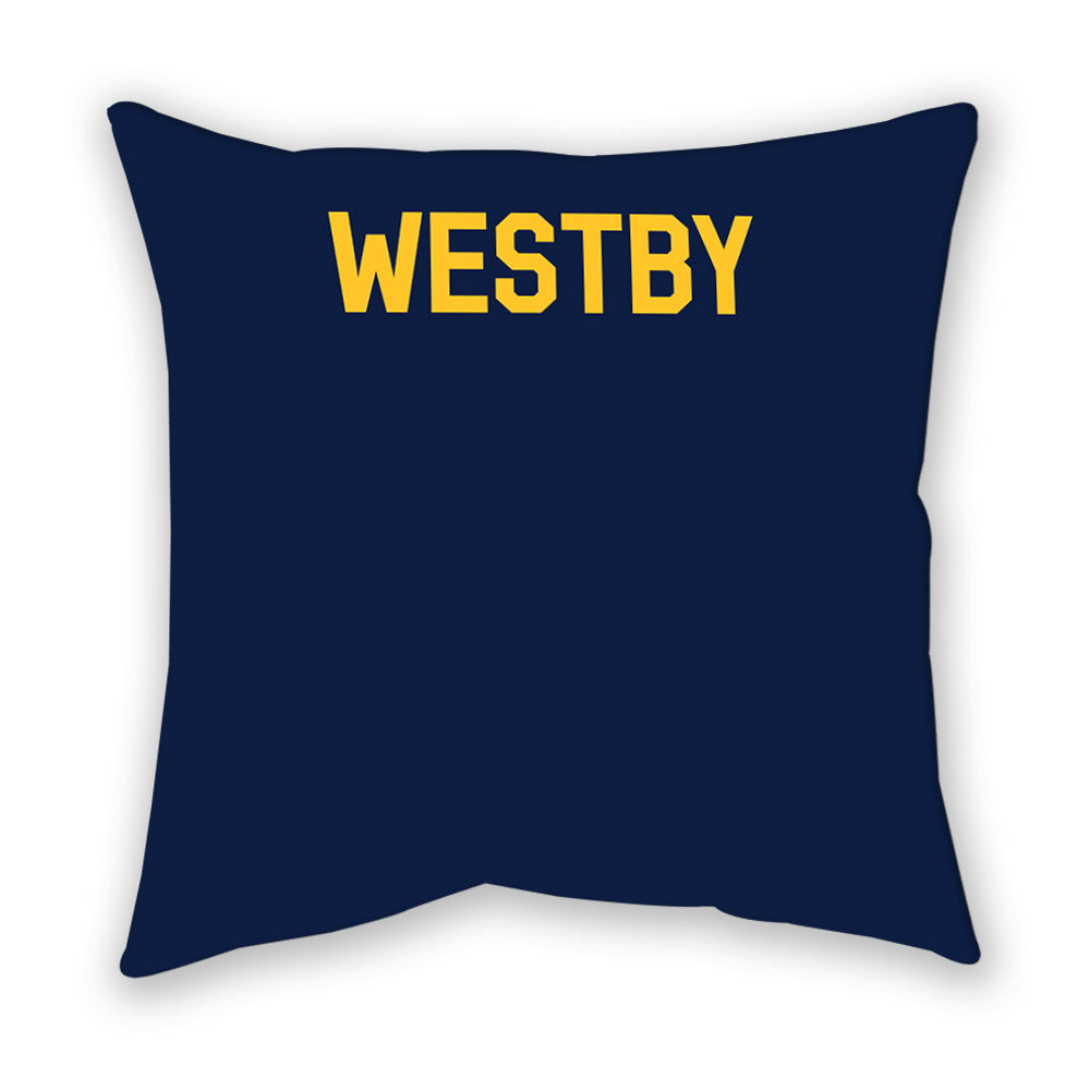 UC Berkeley - NCAA Women's Track & Field : Jaya Westby - Graphic Pillow-1