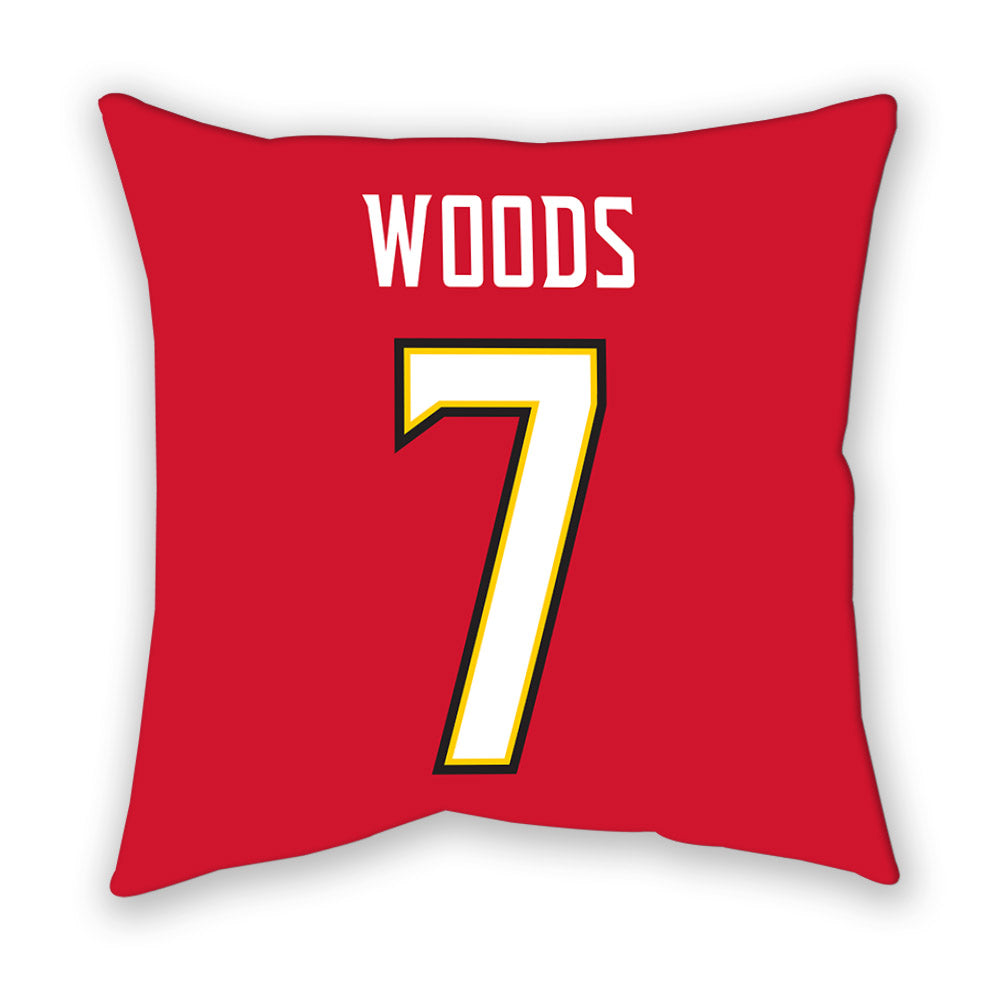 Maryland - NCAA Women's Lacrosse : Tatum Woods - Pillow-1
