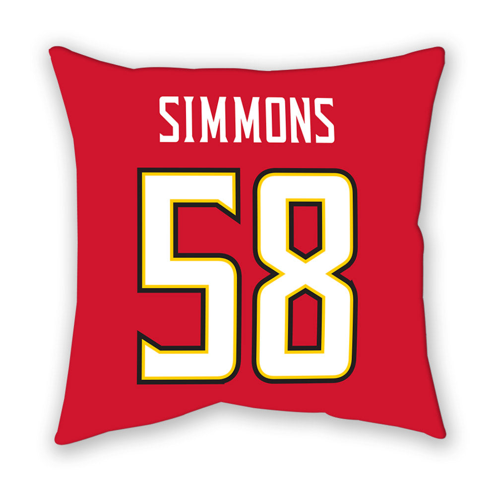 Maryland - NCAA Football : Joshua Simmons - Pillow-1
