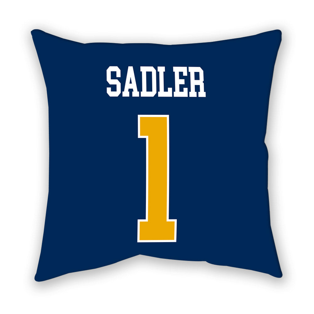 West Virginia - NCAA Men's Basketball : Miles Sadler - Pillow-1