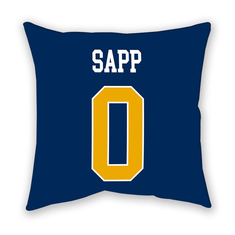 West Virginia - NCAA Football : Josh Sapp - Pillow-1