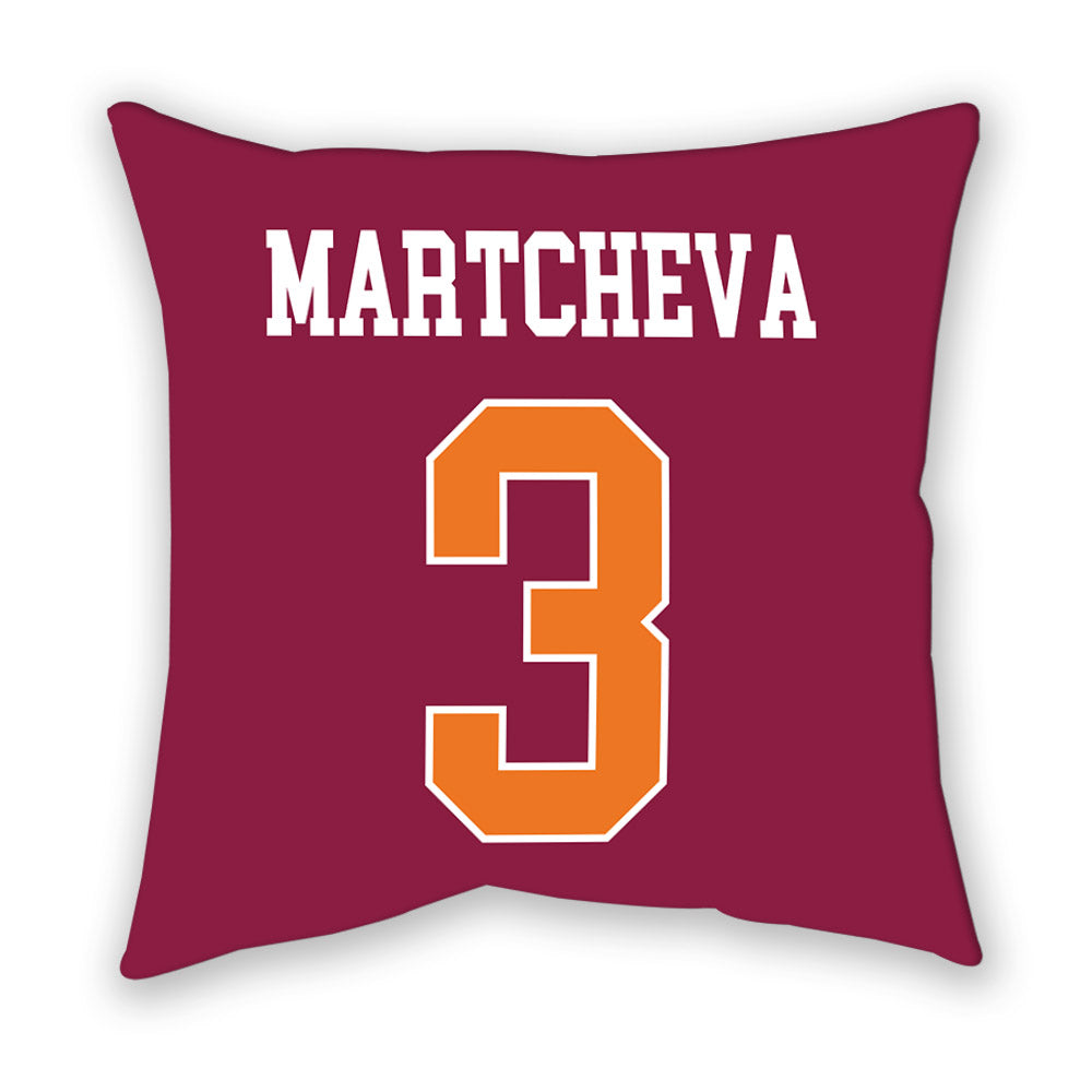 Virginia Tech - NCAA Women's Volleyball : Santina Martcheva - Pillow-1