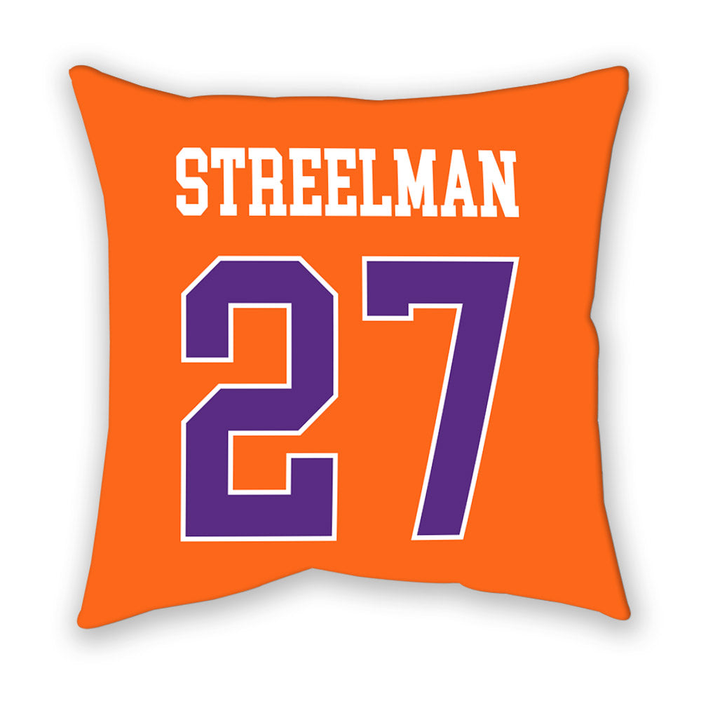 Clemson - NCAA Men's Soccer : Seamus Streelman - Pillow-1