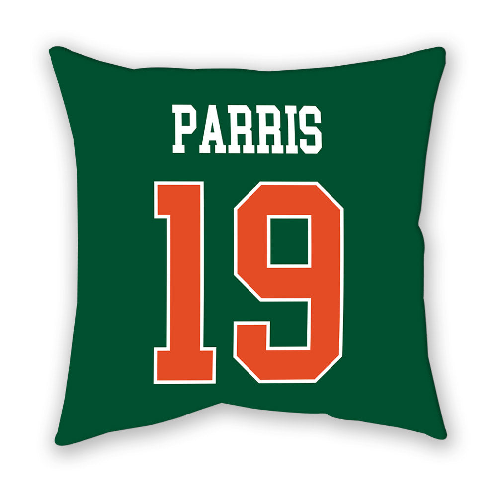 Miami - NCAA Football : Milan Parris - Pillow-1