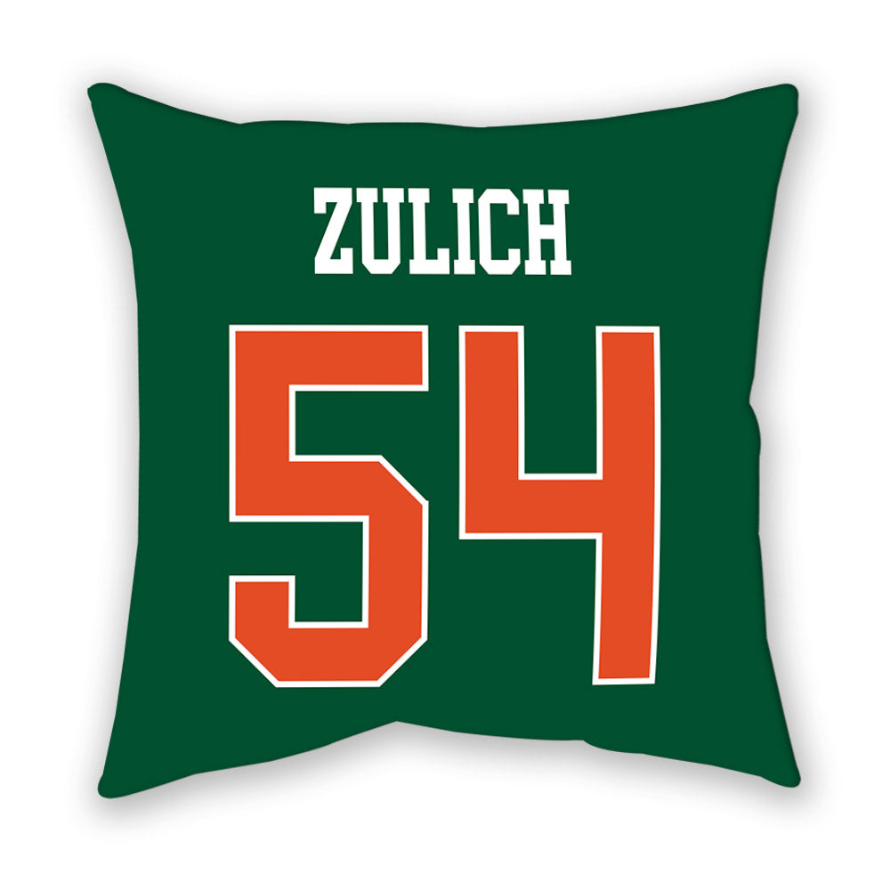 Miami - NCAA Women's Basketball : Sophia Zulich - Pillow-1