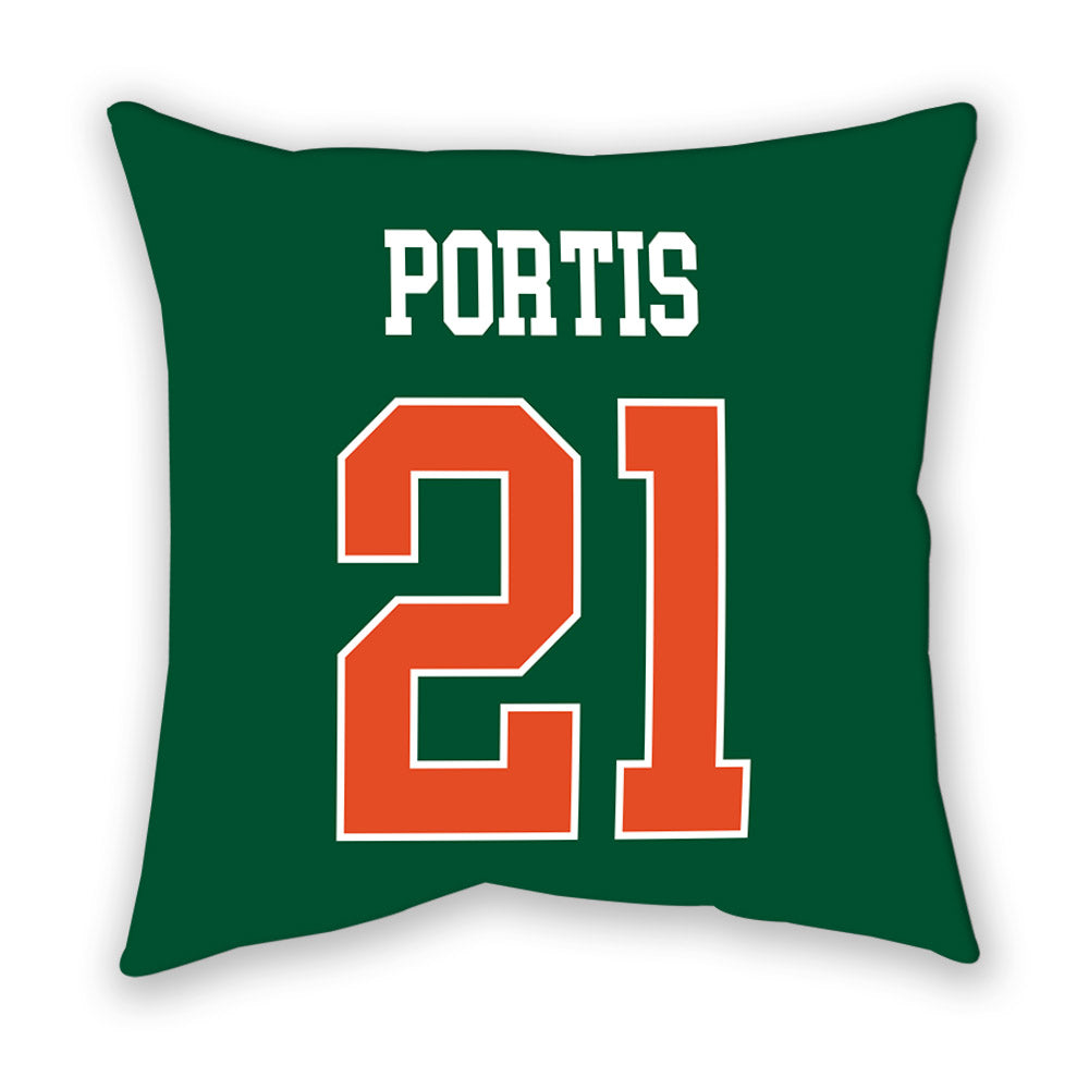Miami - NCAA Football : Camdin Portis - Pillow-1