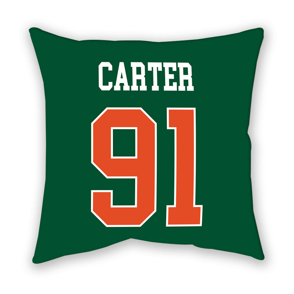 Miami - NCAA Football : Jarquez Carter - Pillow-1