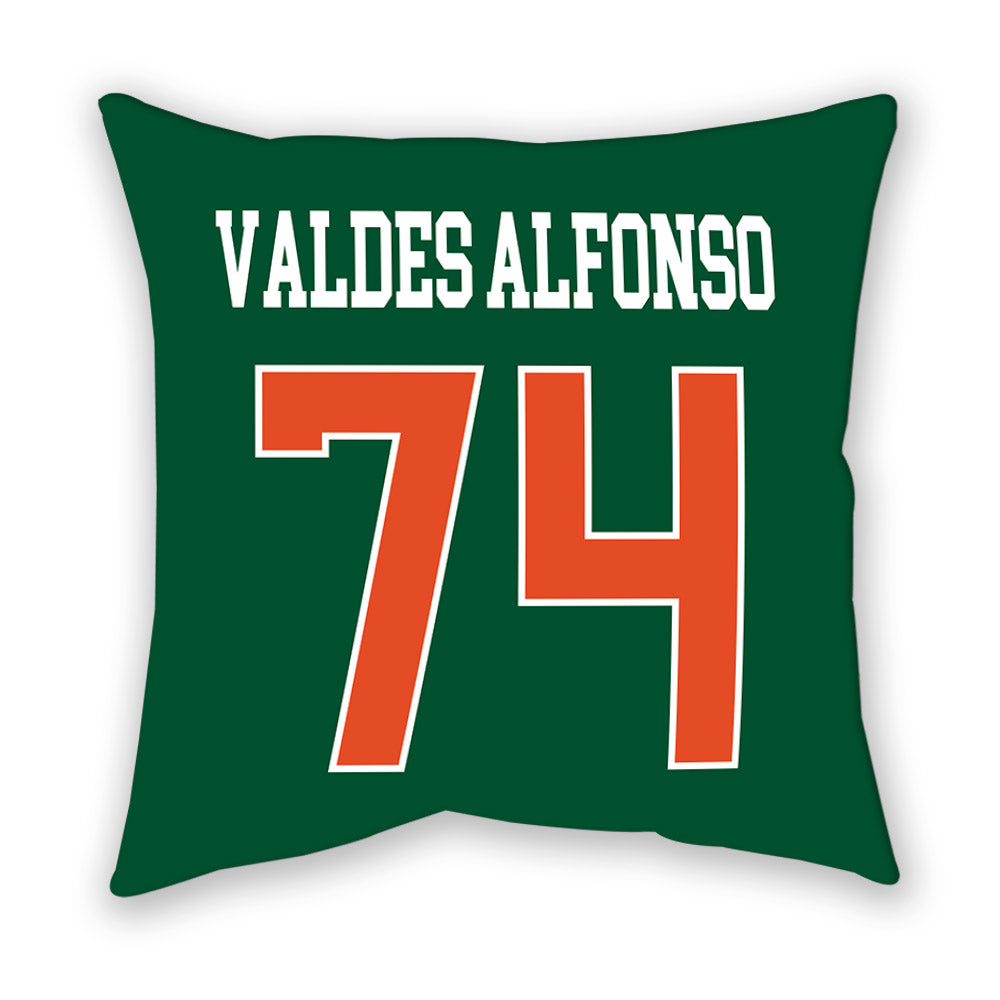 Miami - NCAA Football : Yerovi Valdes Alfonso - Pillow-1