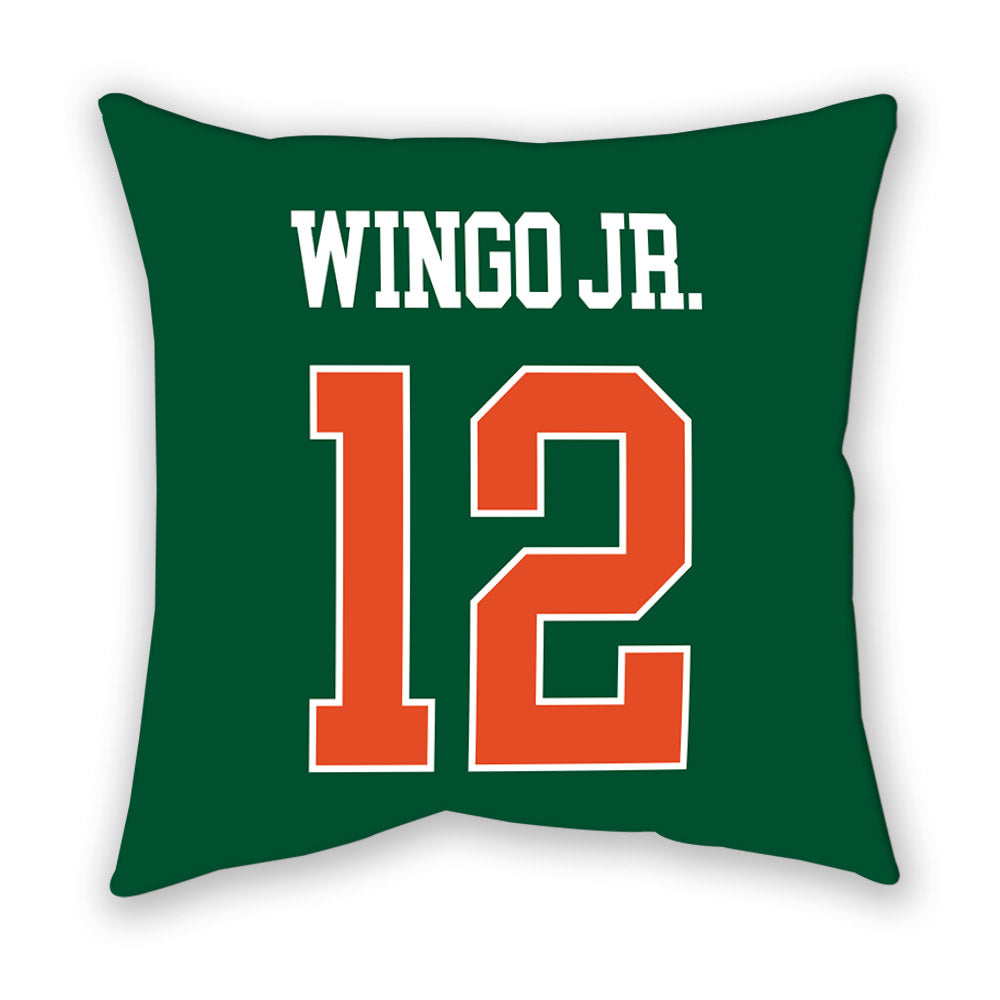 Miami - NCAA Football : Somourian Wingo Jr. - Pillow-1