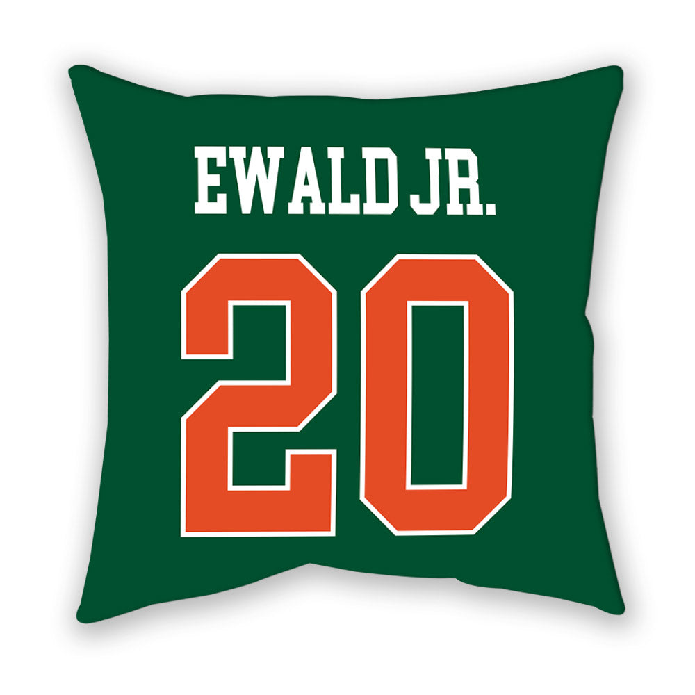 Miami - NCAA Football : Chris Ewald Jr. - Pillow-1