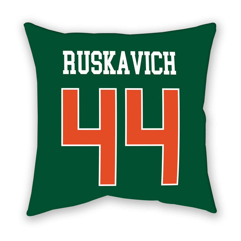 Miami - NCAA Football : Owen Ruskavich - Pillow-1