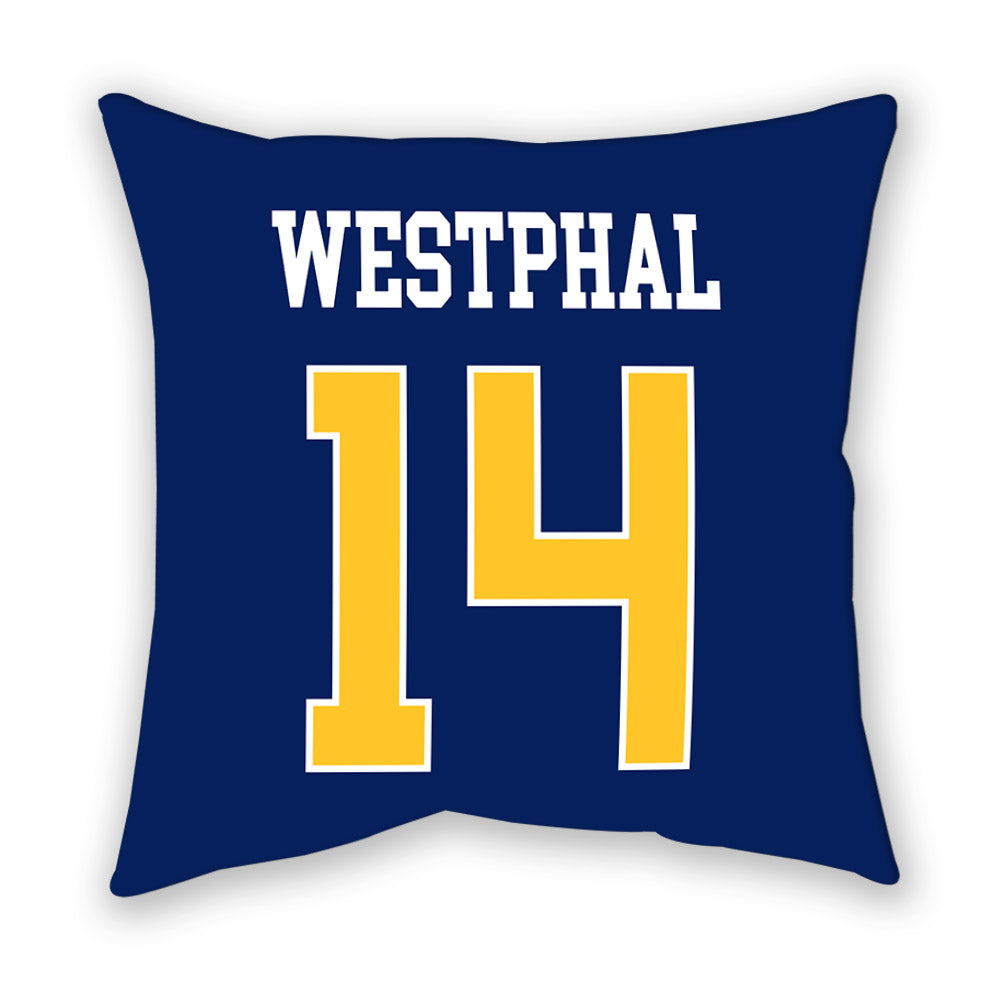 Marquette - NCAA Men's Lacrosse : Beau Westphal - Pillow-1