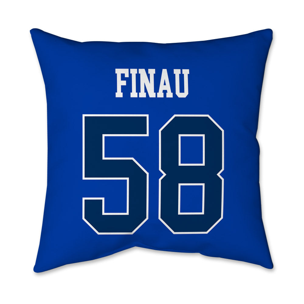 BYU - NCAA Football : Paki Finau - Graphic Pillow 16x16-1