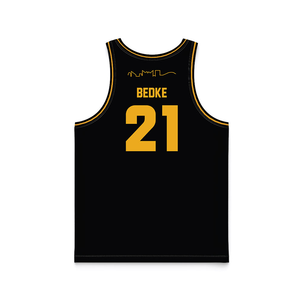 UTC - NCAA Women's Basketball : Falon Bedke - Black Basketball Jersey-1