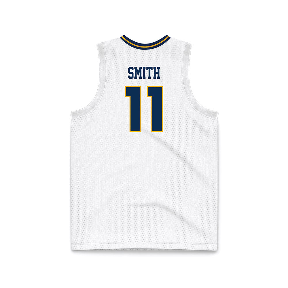 UTC - NCAA Men's Basketball : Billy Smith - White Basketball Jersey-1