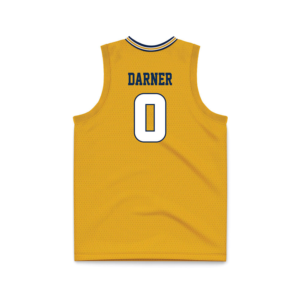 UTC - NCAA Men's Basketball : Tate Darner - Gold Basketball Jersey-1