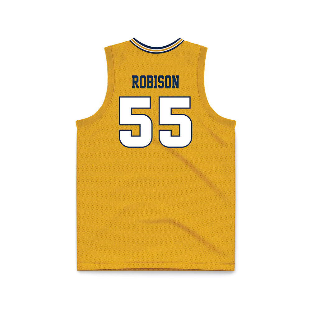 UTC - NCAA Men's Basketball : Parker Robison - Gold Basketball Jersey-1