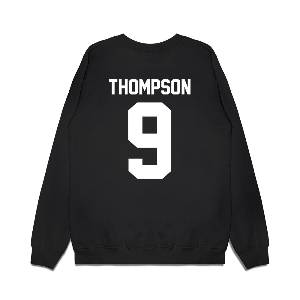 Arkansas - NCAA Men's Basketball : Davion Thompson - Vintage Shersey Premium Crewneck Sweatshirt-1