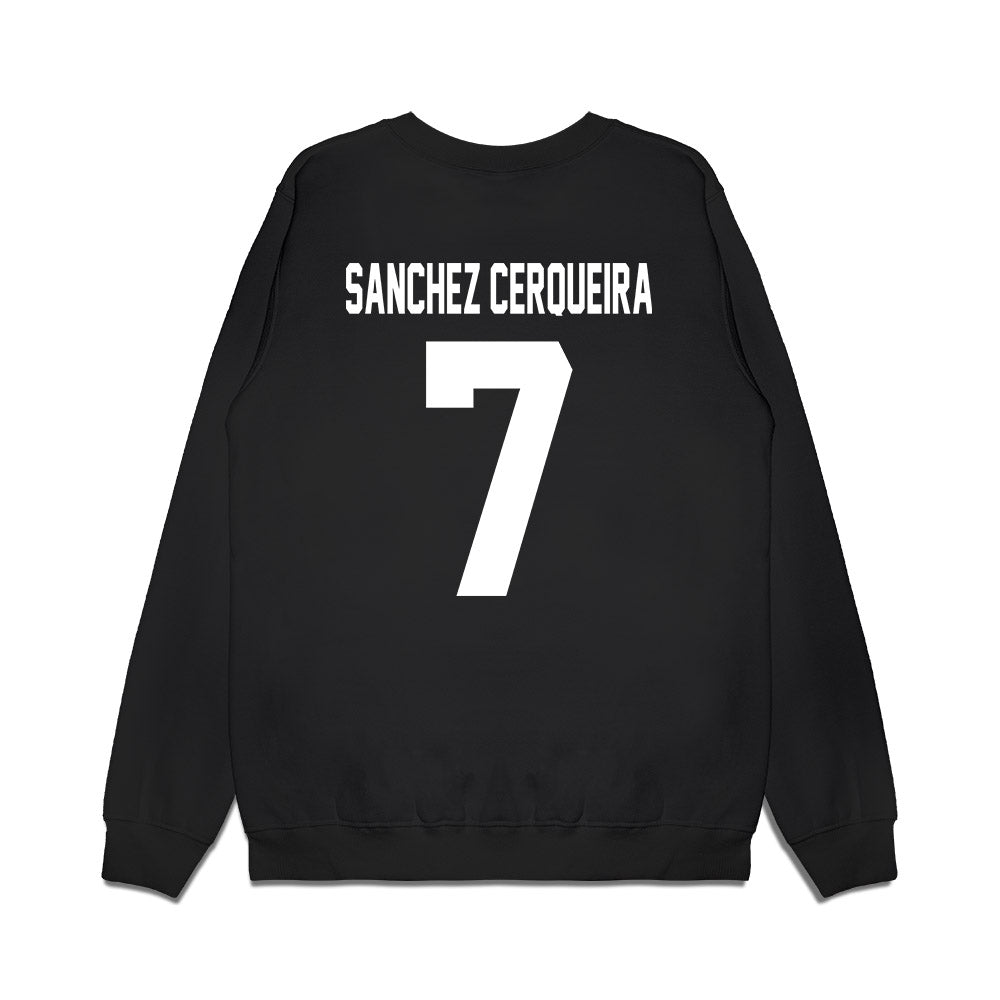 Arkansas - NCAA Women's Basketball : Cristina Sanchez Cerqueira - Vintage Shersey Premium Crewneck Sweatshirt-1