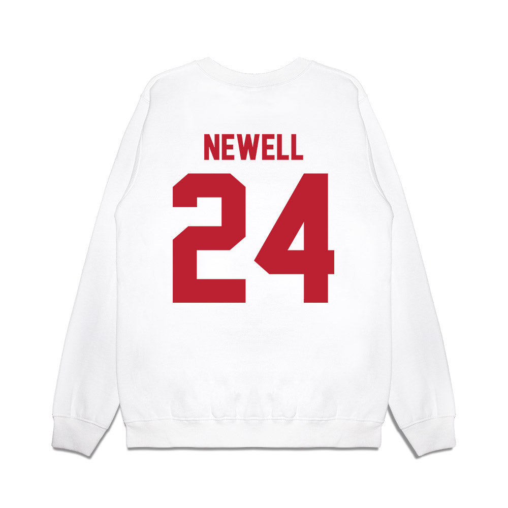 Georgia - NCAA Men's Basketball : Jaden Newell - Vintage Shersey Premium Crewneck Sweatshirt-1