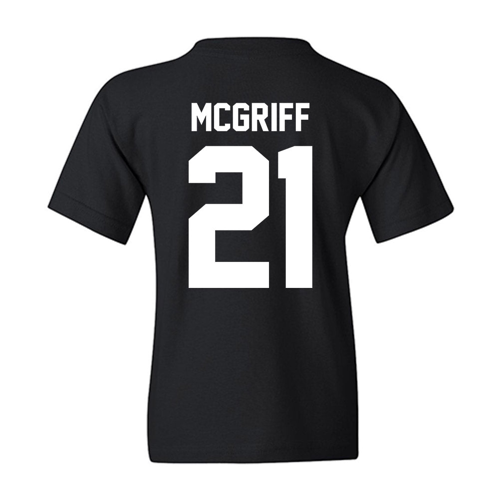 Kansas State - NCAA Men's Basketball : Khamari McGriff - Vintage Basketball Youth T-Shirt-1