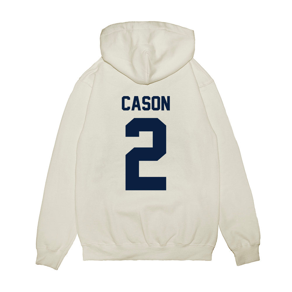 Michigan - NCAA Men's Basketball : Lorenzo Cason - Vintage Shersey Premium Hooded Sweatshirt-1