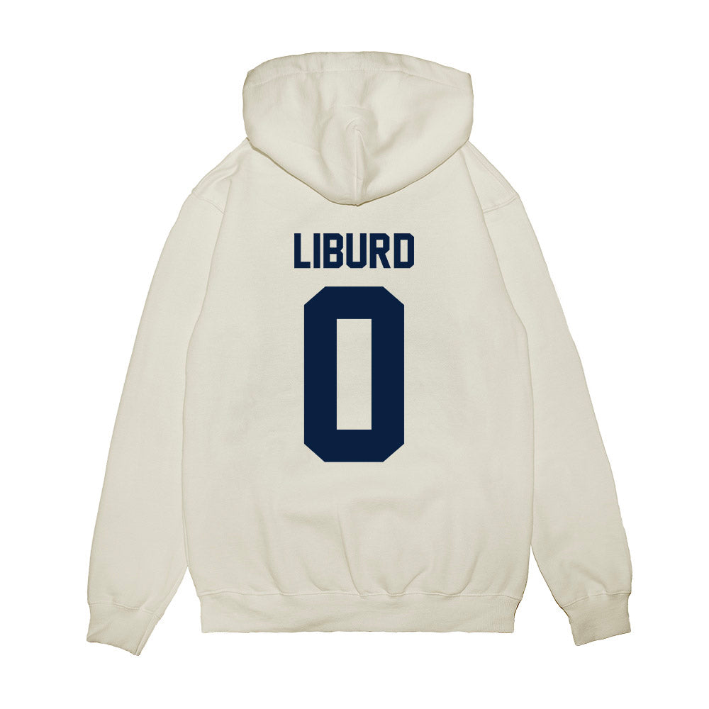 Michigan - NCAA Men's Basketball : Ricky Liburd - Vintage Shersey Premium Hooded Sweatshirt-1