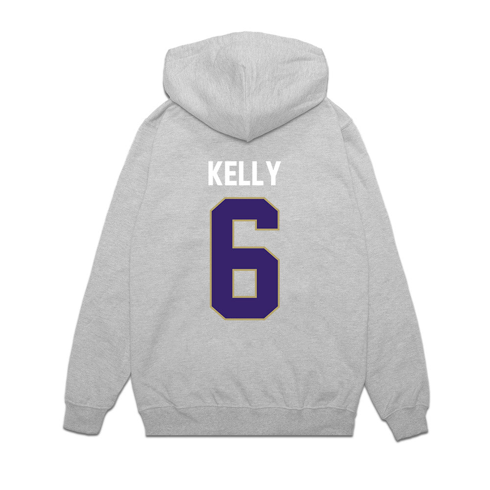 JMU - NCAA Football : DJ Kelly - Vintage Football Premium Hooded Sweatshirt-1