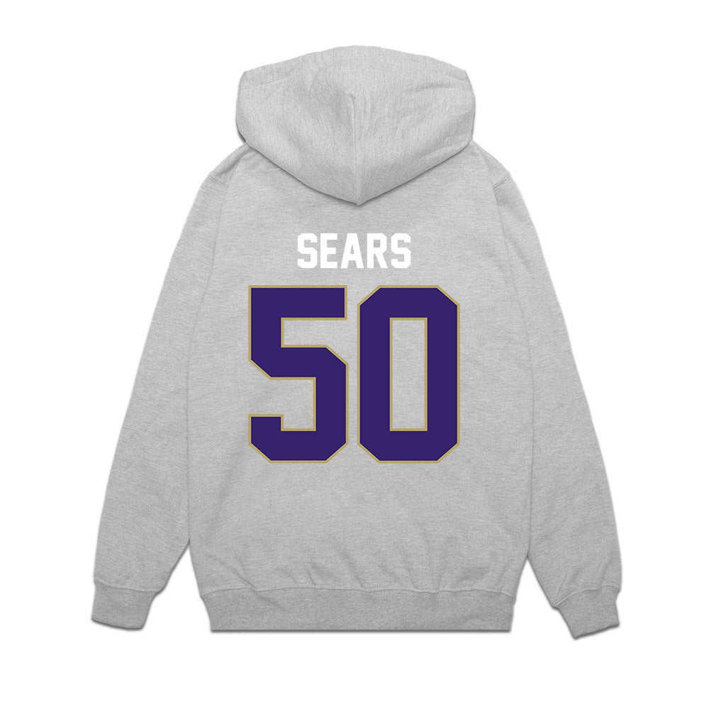 JMU - NCAA Football : Jesse Sears - Vintage Football Premium Hooded Sweatshirt-1