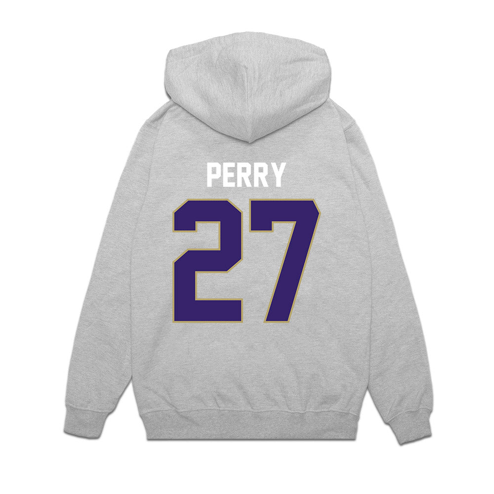 JMU - NCAA Football : Josiah Perry - Vintage Football Premium Hooded Sweatshirt-1