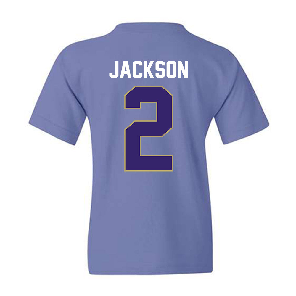 JMU - NCAA Football : Nakian Jackson - Vintage Football Youth T-Shirt-1
