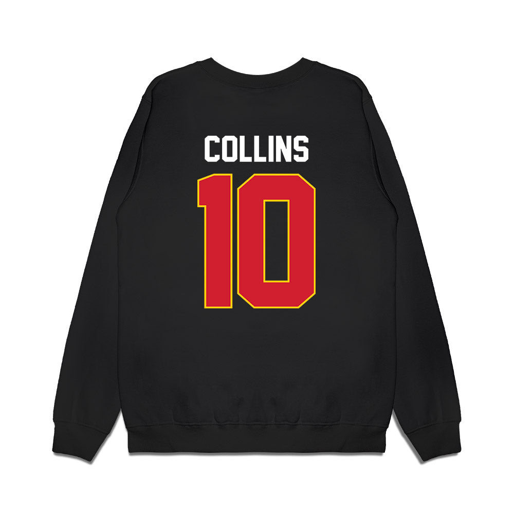 Maryland - Men's Basketball Alumni : Andre Collins - Vintage Shersey Premium Crewneck Sweatshirt-1