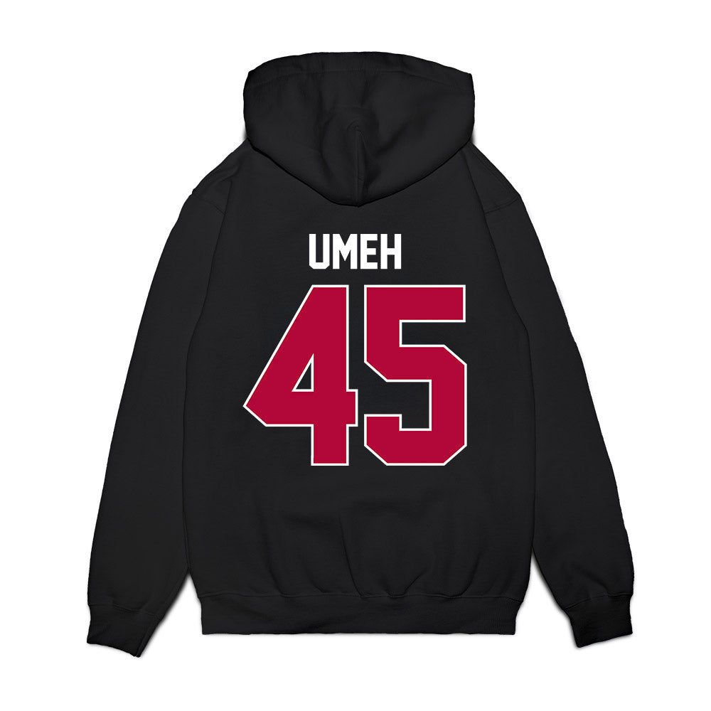 Stanford - NCAA Women's Basketball : Kennedy Umeh - Vintage Premium Hooded Sweatshirt-1