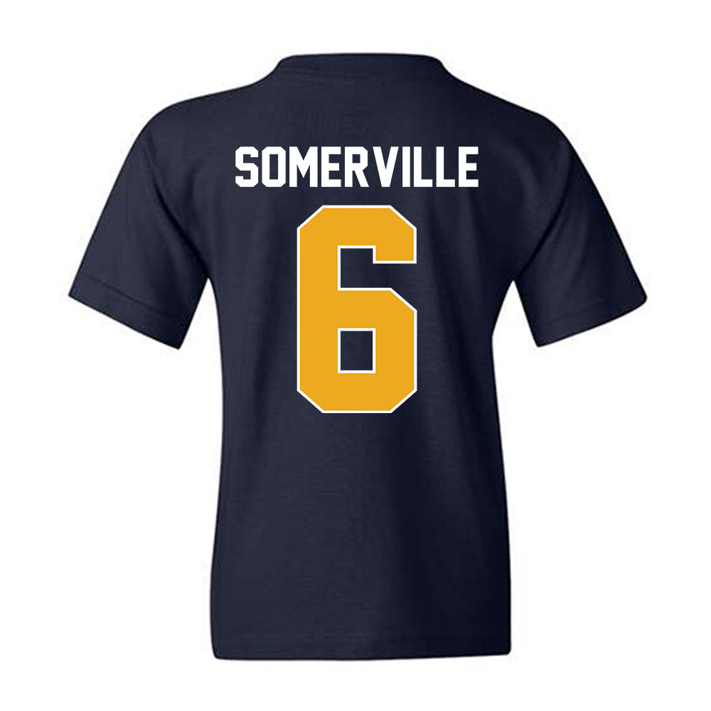West Virginia - NCAA Men's Basketball : Martin Somerville - Vintage Shersey Youth T-Shirt-1