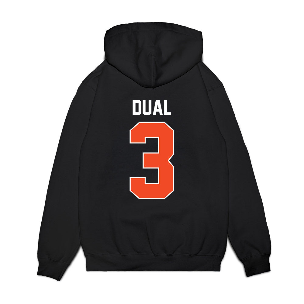 Syracuse - NCAA Men's Basketball : Garwey Dual - Vintage Shersey Premium Hooded Sweatshirt-1