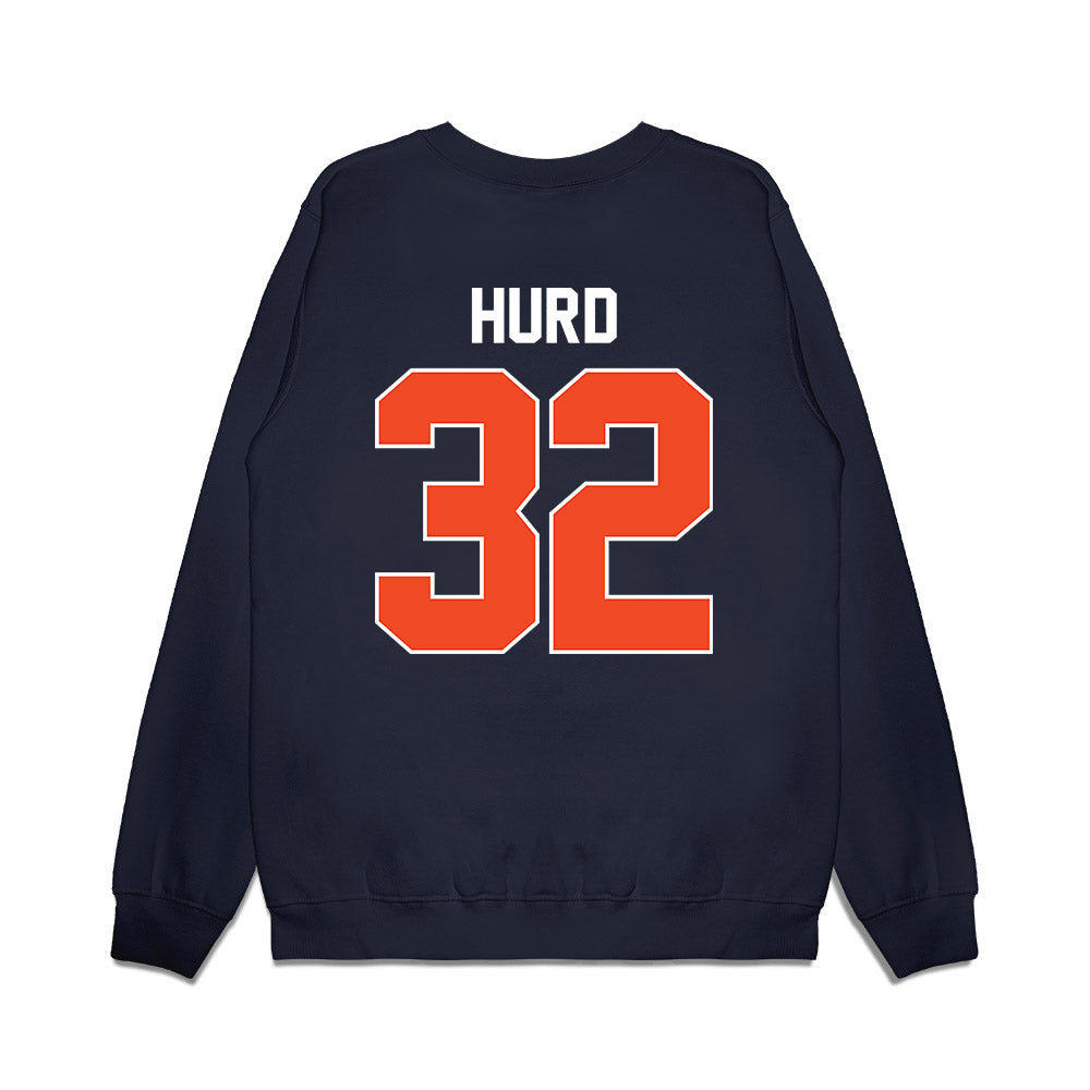 Virginia - NCAA Women's Basketball : Breona Hurd - Vintage Shersey Premium Crewneck Sweatshirt-1