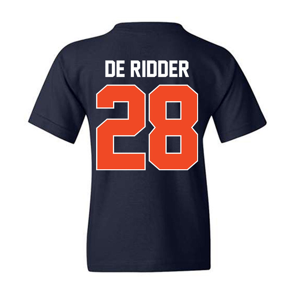 Virginia - NCAA Men's Basketball : Thijs De Ridder - Vintage Shersey Youth T-Shirt-1
