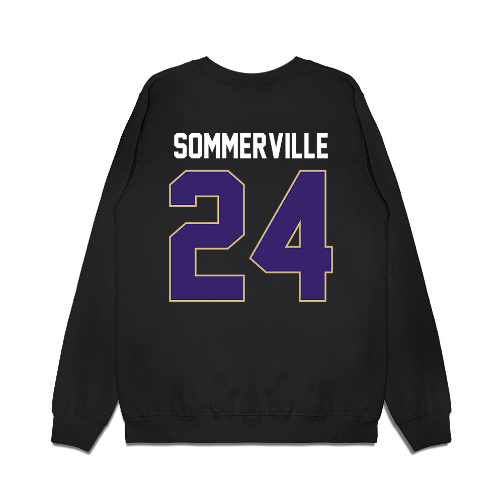 Washington - NCAA Men's Basketball : Lathan Sommerville - Vintage Shersey Premium Crewneck Sweatshirt-1