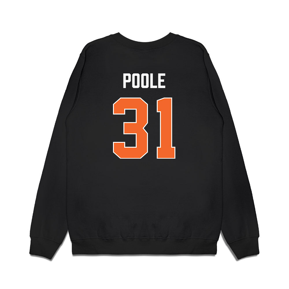 Clemson - NCAA Women's Basketball : Anya Poole - Vintage Shersey Premium Crewneck Sweatshirt-1