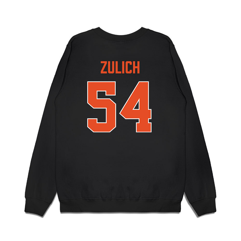 Miami - NCAA Women's Basketball : Sophia Zulich - Vintage Shersey Premium Crewneck Sweatshirt-1