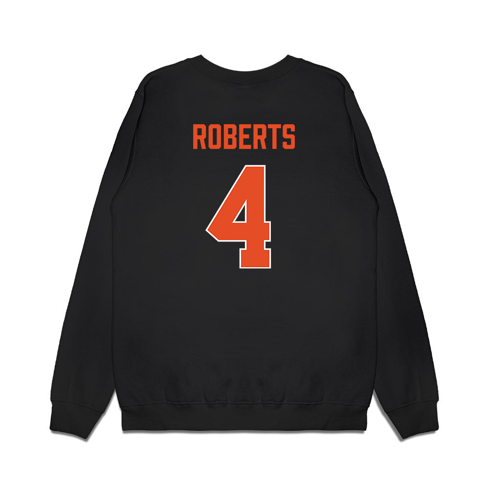 Miami - NCAA Women's Basketball : jasmyne roberts - Vintage Shersey Premium Crewneck Sweatshirt-1