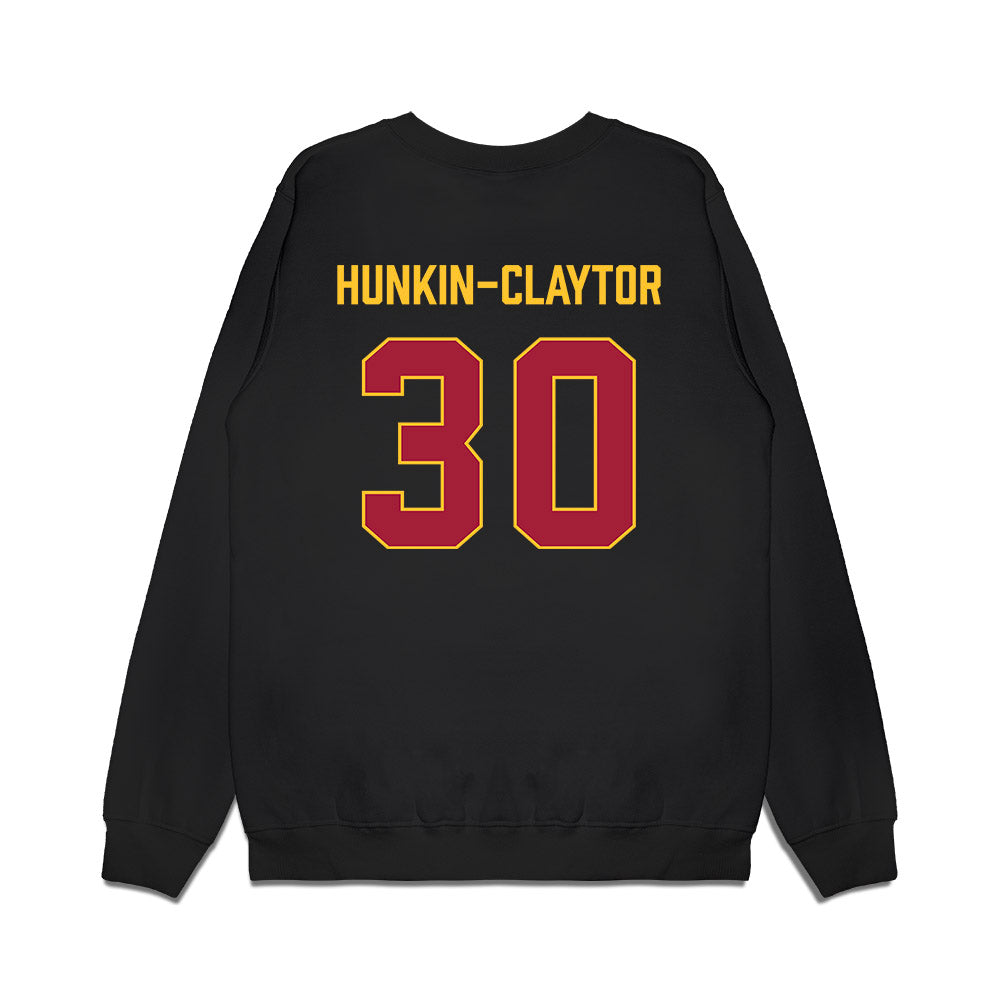 USC - NCAA Men's Basketball : Aaron Hunkin-Claytor - Vintage Basketball Premium Crewneck Sweatshirt-1