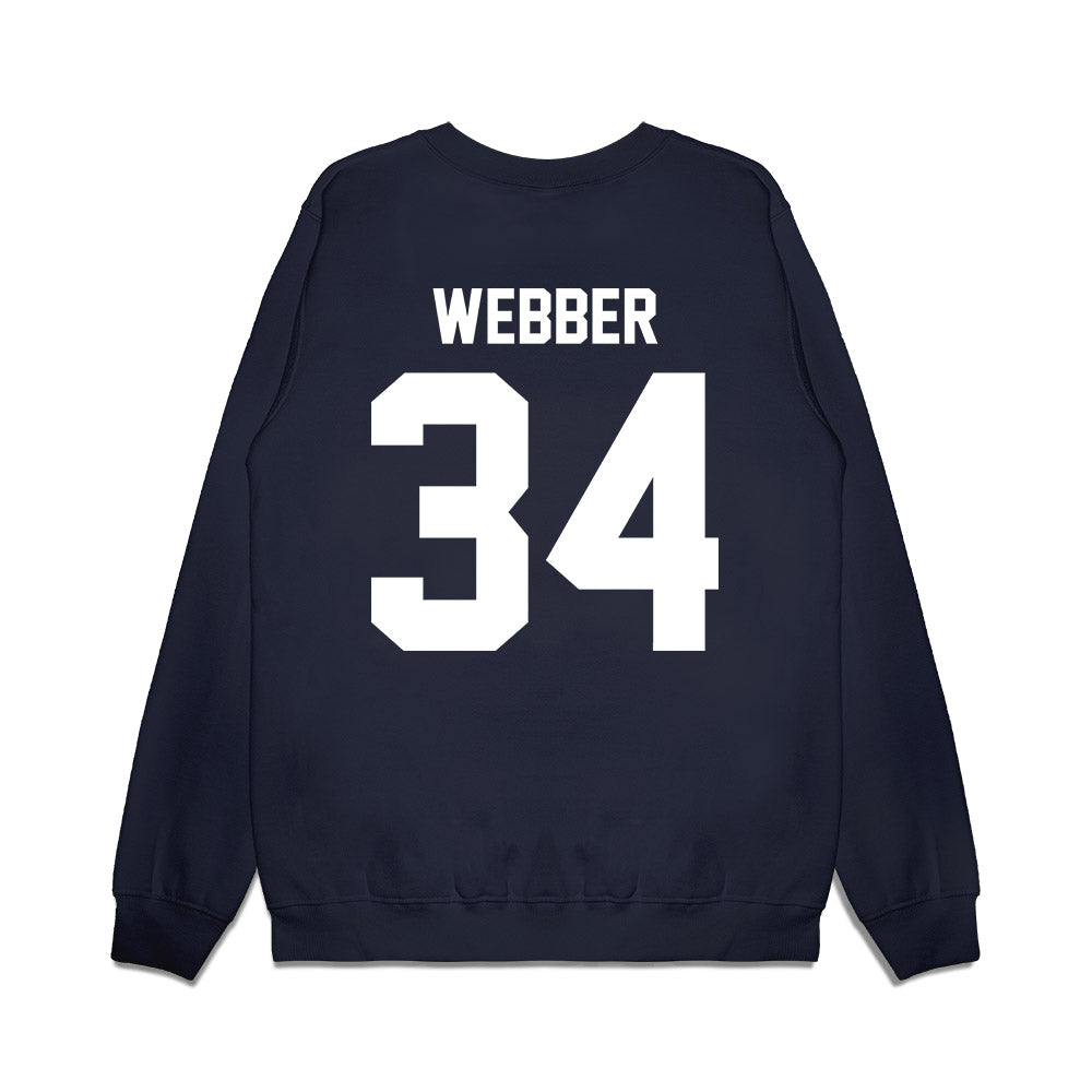 Illinois - NCAA Women's Basketball : Maddie Webber - Vintage Shersey Premium Crewneck Sweatshirt-1