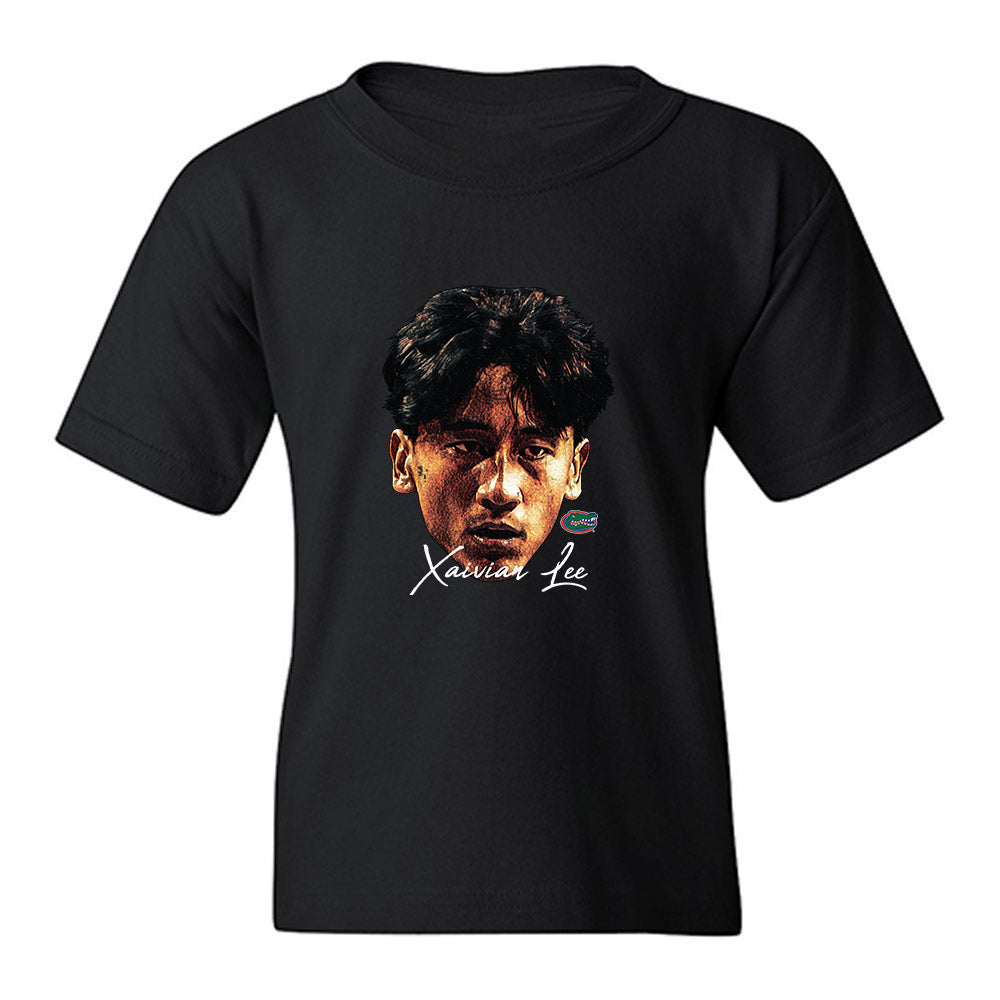 Florida - NCAA Men's Basketball : Xaivian Lee - Game Face Youth T-Shirt-0