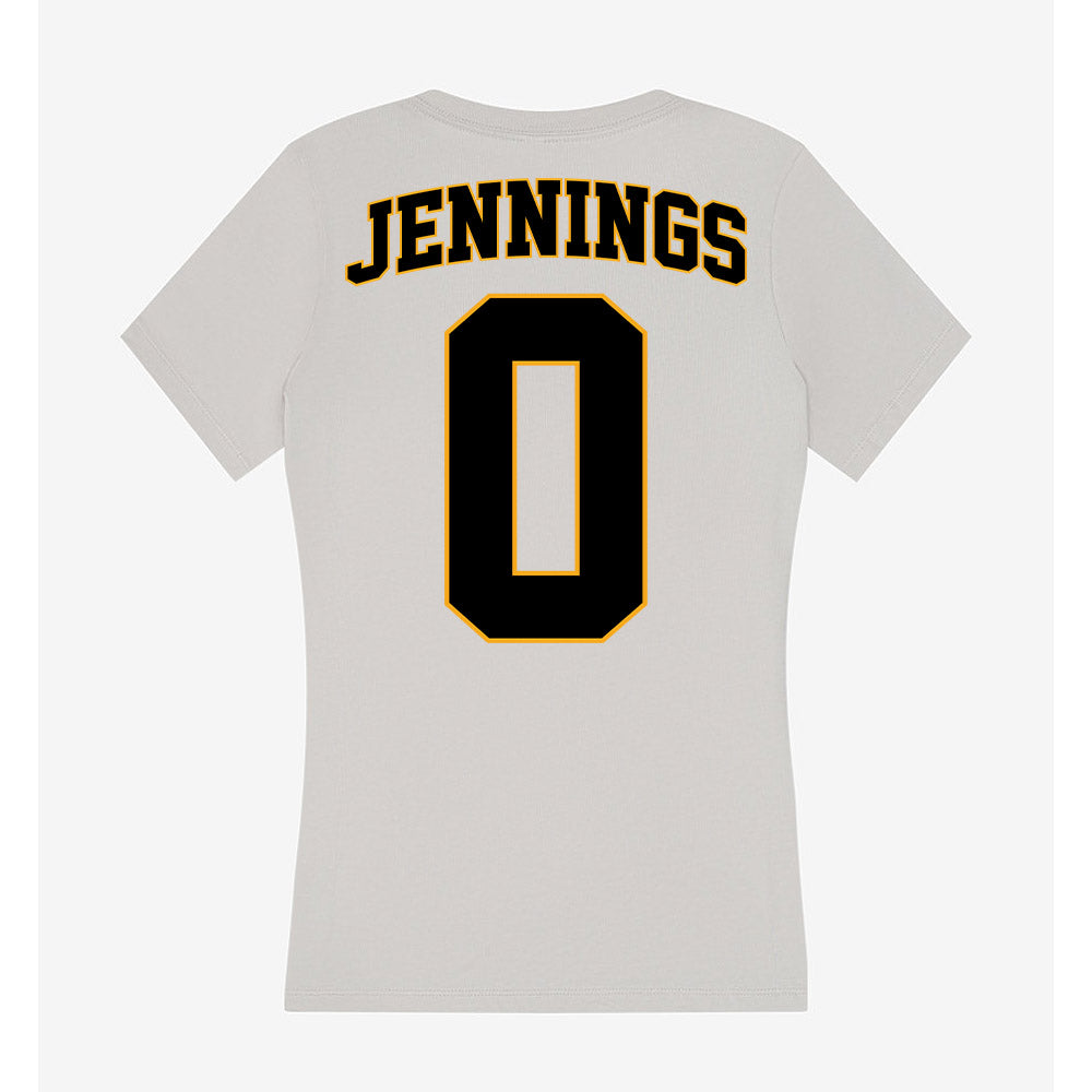 VCU - NCAA Men's Basketball : Brandon Jennings - Graphic Series v3 Women's V-Neck T-Shirt-1