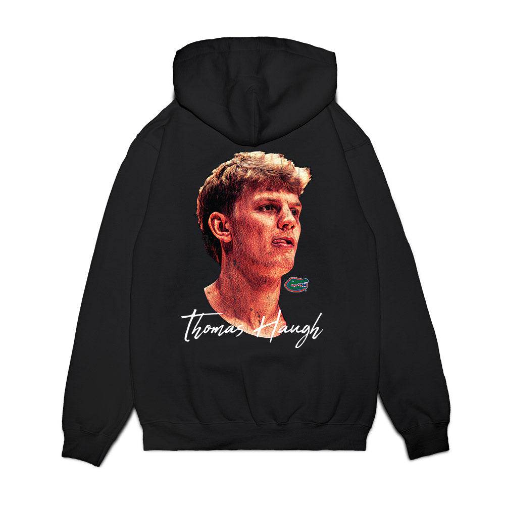 Florida - NCAA Men's Basketball : Thomas Haugh - Gameface Premium Hooded Sweatshirt-1