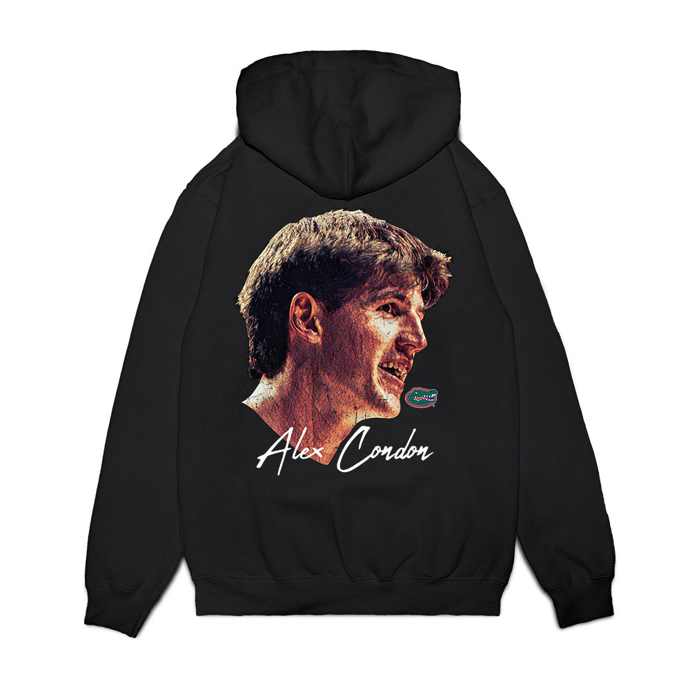 Florida - NCAA Men's Basketball : Alex Condon - Game Face Premium Hooded Sweatshirt-1