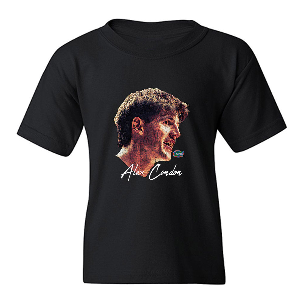 Florida - NCAA Men's Basketball : Alex Condon - Game Face Youth T-Shirt-0