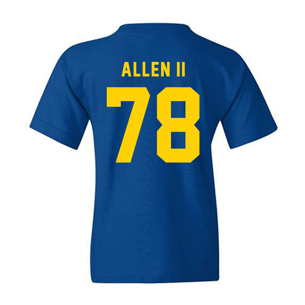 Delaware - NCAA Football : Bentley Allen II - Bowl Bound Sports Shersey Youth T-Shirt-1